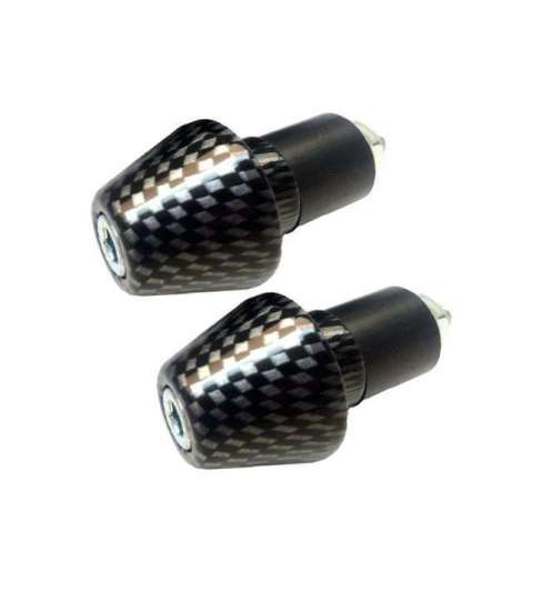 JUEGO CONTRAPESAS MANILLAR SIMIL CARBONO 17,5 mm. R: 656 CF