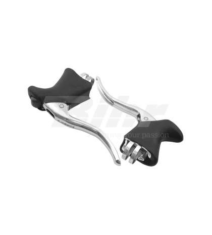JUEGO MANETAS BICI CARRETERA ALUMINIO ALHONGA R: 313
