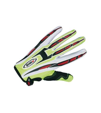 PAR DE GUANTES CROSS TM MX 1 AMARILLO/FLUOR SHIRO R: 488 04