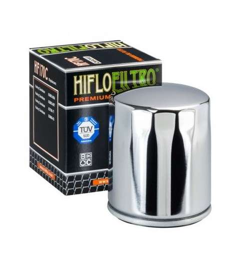 FILTRO DE ACEITE HARLEY DAVIDSON CROMADO HIFLOFILTRO R: HF170C