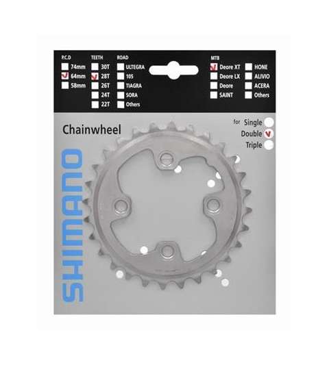 PLATO XT M785 28 DIENTES 10 V. SHIMANO R: Y1ML28000