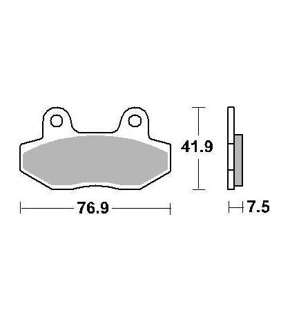 JUEGO PASTILLAS HYOSUNG AQUILA 650 SBS R: P814HF
