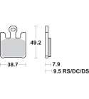 JUEGO PASTILLAS SUZUKI GSX R 1000 " SINTER " SBS R: P788HS