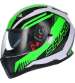 CASCO INTEGRAL TM SH 881 MOTEGI II VERDE/NEGRO MATE CON VISOR SOLAR SHIRO