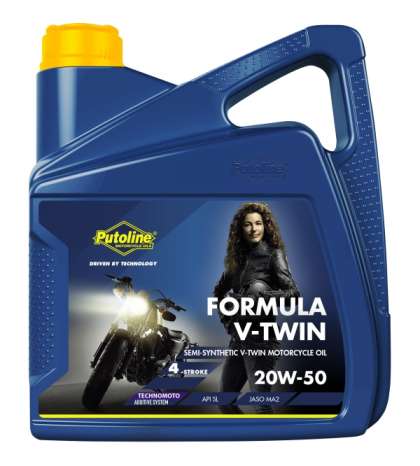 ACEITE PUTOLINE FORMULA V TWIN 20W. 50 ENVASE 4 LITROS R: 70506