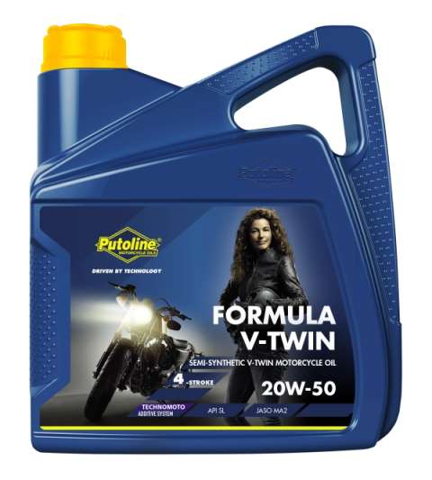 ACEITE PUTOLINE FORMULA V TWIN 20W. 50 ENVASE 4 LITROS R: 70506
