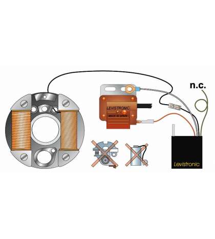 RUPTOR ELECTRÓNICO ( SUSTITUYE PLANTINOS Y CONDENSADOR ) LEVISTRONIC R: RP 5