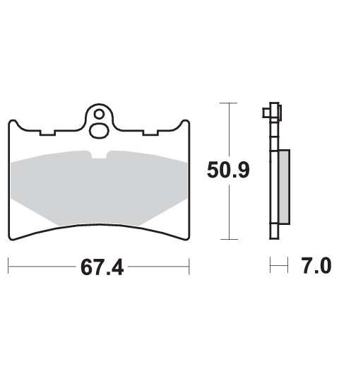 JUEGO PASTILLAS APRILIA RS 125 92/05 " SINTER " SBS R: P601RS