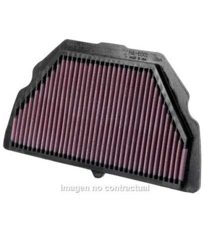 FILTRO DE AIRE POTENCIADO HONDA CBR 600 F 01/07 - K&N - R: FHA6001