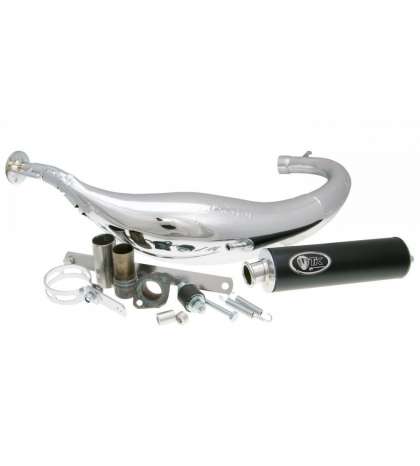 TUBO DE ESCAPE AM 6 COMPETICIÓN CARR 10 C CROMADO ( 80 CC. ) TURBO KIT R: CARR10 C