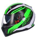 CASCO INTEGRAL ( TM ) MOTEGI SV VERDE FLUOR / BLANCO VISOR SOLAR SHIRO