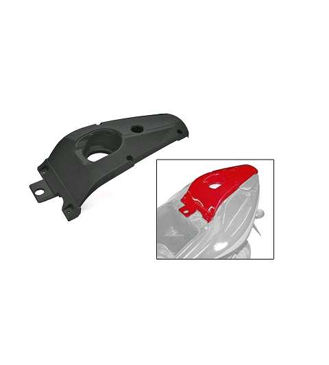 TAPA ASIENTO GASOLINA YAMAHA AEROX NEGRO METAL TNT R: 580400A