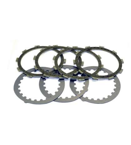 JUEGO DISCOS EMBRAGUE MOTOR AM 6 ( 4 DISCOS CARBONO COMPETICIÓN + 3 SEPARADORES ) RACING NEWFREN R: 1540SR
