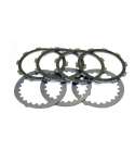 JUEGO DISCOS EMBRAGUE MOTOR AM 6 ( 5 DISCOS CARBONO COMPETICIÓN + 3 SEPARADORES ) RACING NEWFREN R: 1540SR