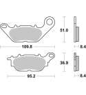JUEGO PASTILLAS TRASERAS YAMAHA N MAX 125 15/20 SBS R: P227HF