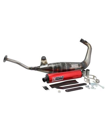 TUBO ESCAPE MOTO S ROAD PASAJE BAS MINARELLI AM6 - MVT - R: 014500A