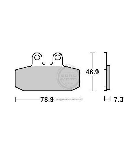 JUEGO PASTILLAS FRENO APRILIA LEONARDO 125 - SBS - R: P108HF