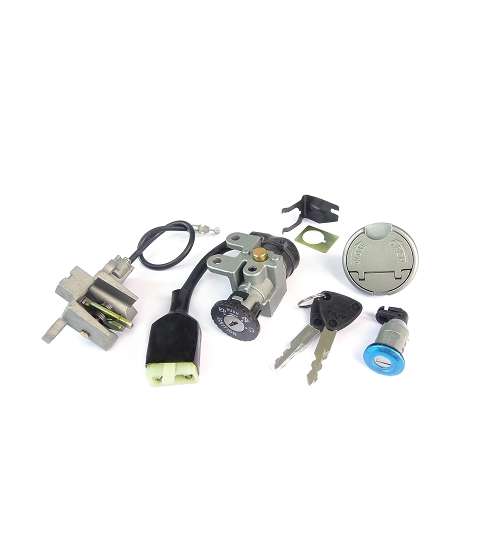 JUEGO CERRADURAS COMPLETO ( ROMA 2/3 ET ROMA 2 T. SCOOTER CHINOS GY6 50CC TYPE A R: 970919L