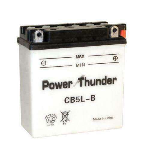 BATERIA CB5L B ( CON ÁCIDO ) POWER THUNDER R: 0605541P