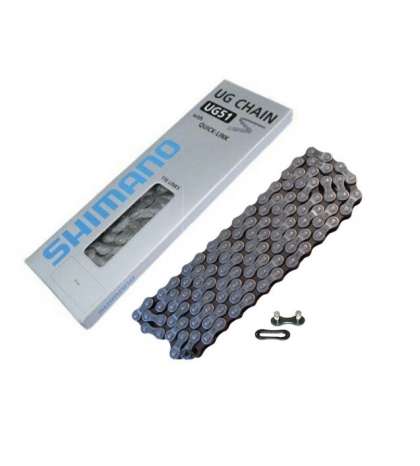 CADENA MTB UG51 6/7/8 VELOCIDADES 116 ESLAVONES SHIMANO R: UG51