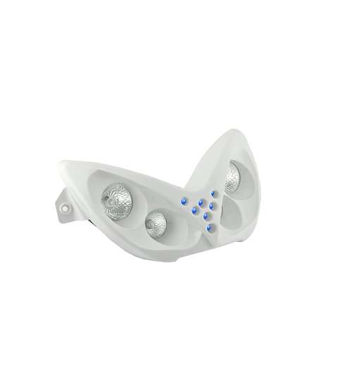 FARO / ÓPTICA BLANCA ( 4 LÁMPARAS ) + LEDS AZUL. YAMAHA AEROX 50 R: 201302A