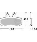 JUEGO PASTILLAS FRENO HONDA BALI 50/90, APRILIA ATLANTIC 500 02/05 SBS R: P124HF