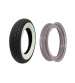 SET CUBIERTA 3.50 X 10 BANDA BLANCA + LLANTA BCR R: 40 562 0005
