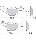 JUEGO PASTILLAS FRENO SUZUKI EPICURO 125 99/02 SBS R: P122HF