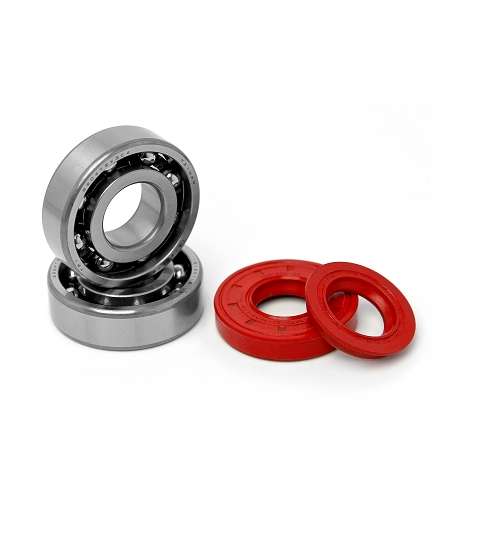 KIT RODAMIENTOS TPI ( 6204 TVH C4 ) + RETENES ADAPT. YAMAHA BOOSTER / NITRO / OVETTO / STUNT / CPI R: 100020