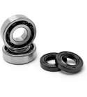 KIT RODAMIENTOS CIGUEÑAL TPI ( 6204 TVH C4 ) + RETENES DERBI SENDA / GPR ( MOTOR EURO 2 / EURO 3 ) R: 100020C