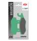 JUEGO PASTILLAS FRENO KYMCO DINK 50/125 MOVIE XL 125 - SBS - R: P119HM